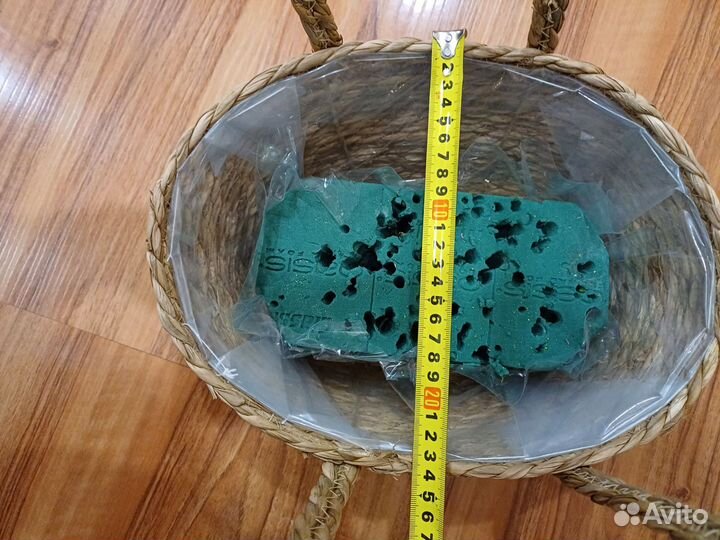 Корзина плетеная флористическая