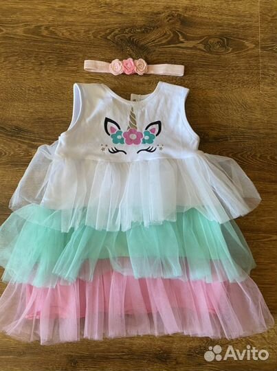 Платье для девочки 86