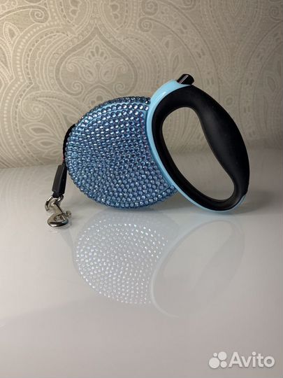 Рулетка для собак стразы Fabuleash