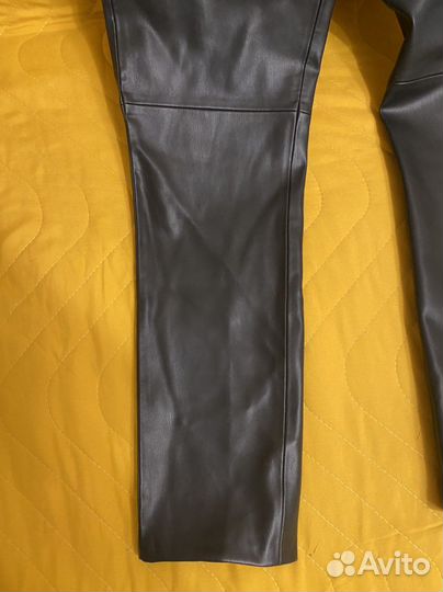 Кожаные брюки женские