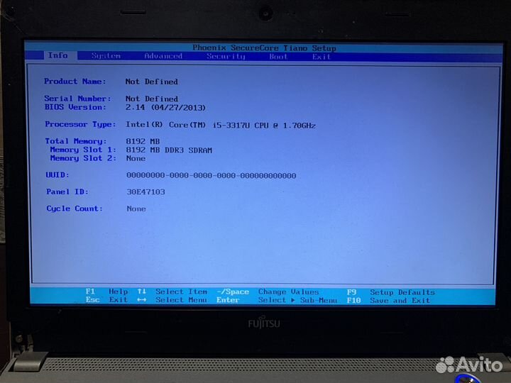 Fujitsu Life Book U552 i5