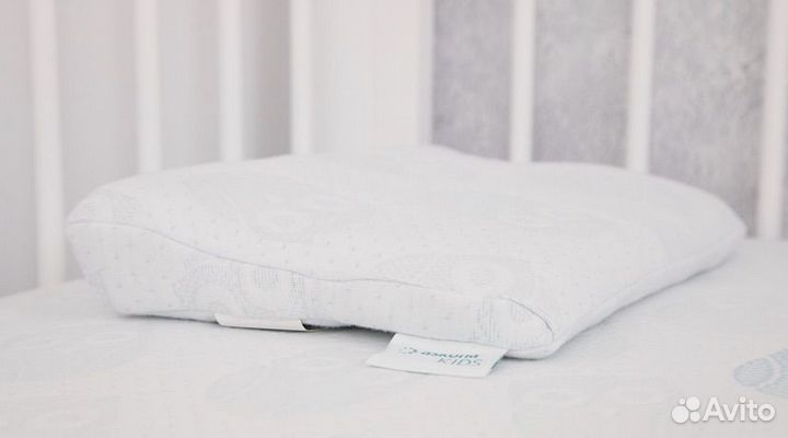 Подушка детская ортопедическая аскона 1+