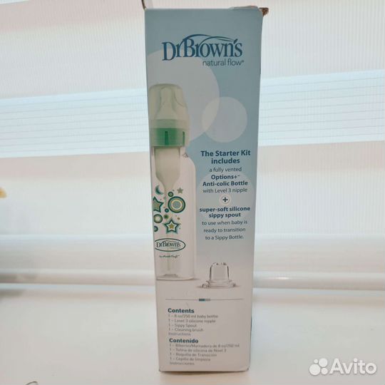 Поильник (бутылочка) DR. Brown's с узким горлышком