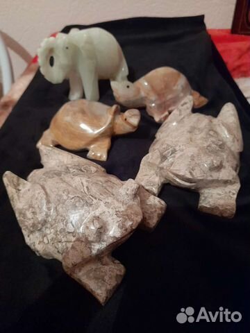 Фигурки для литотерапии, оникс, яшма