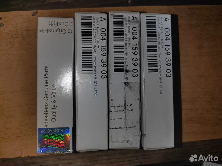 Свеча зажигания W211 E-Klasse 2002-2009 ком-кт 4шт