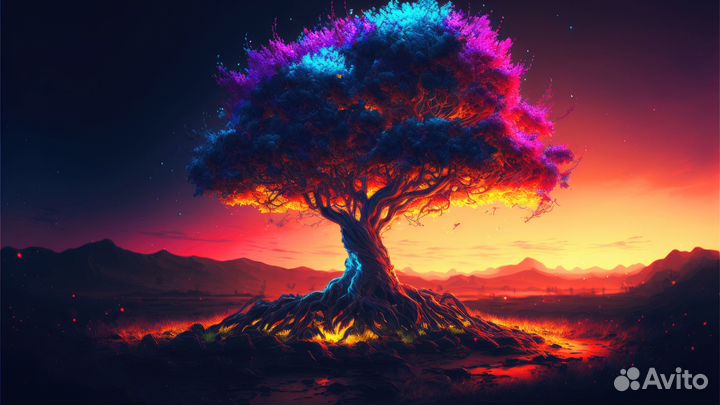 Картина печать на холсте