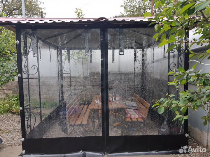 Мягкие окна для беседки, террасы от производителя