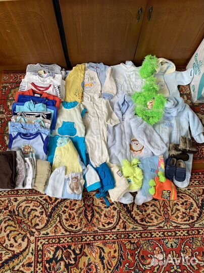Вещи пакетом от 4 месяцев до годика