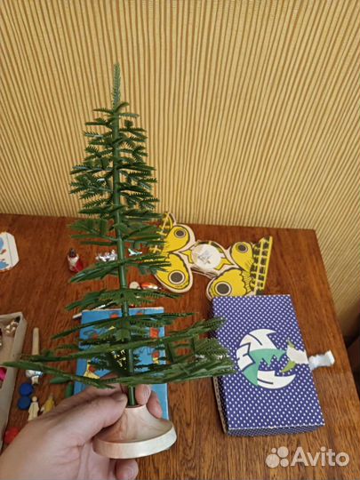 Елка и елочные игрушки малютка СССР