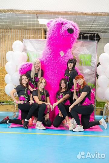 Белый мишка поздравление ростовой медведь аниматор