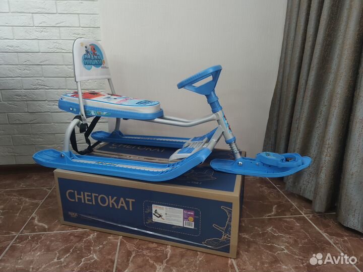 Детский снегокат Nika Тимка со спинкой