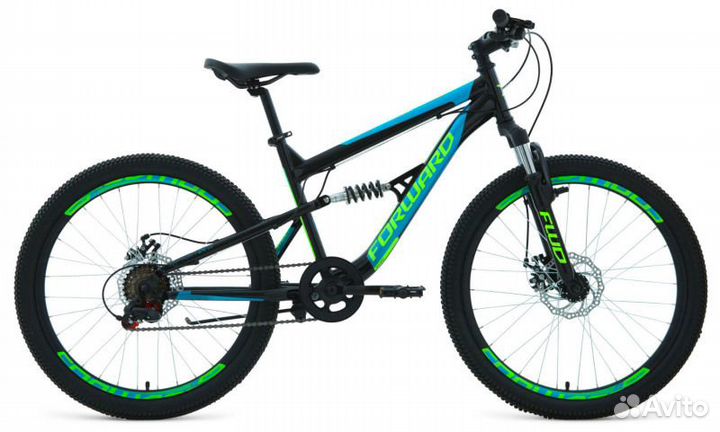 Подростковый велосипед Forward Raptor 24 2.0 D (20