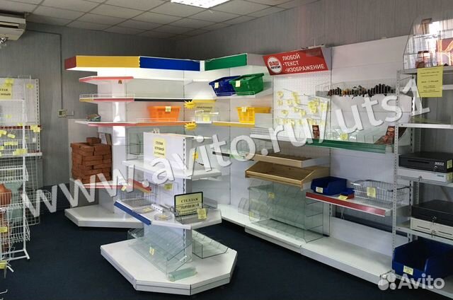 Стеллажи для магазина и торговли