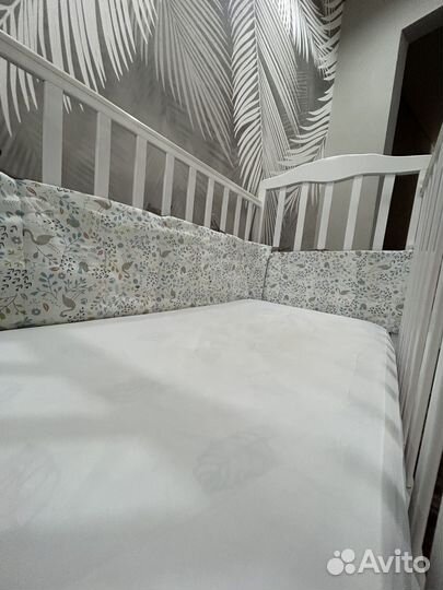 Кровать детская с матрасом 120*60