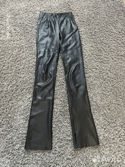 Бесплатно Брюки из экокожи zara