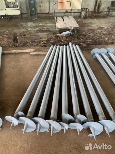 Винтовые сваи, свайный фундамент