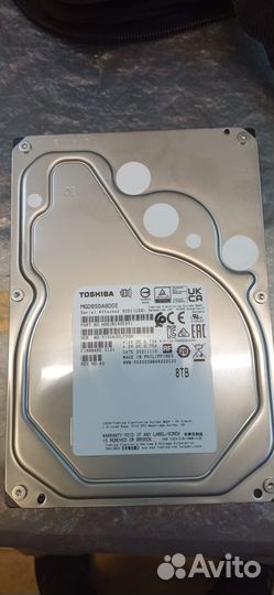 Жесткий диск 8TB SAS Toshiba Enterprise,Серверный