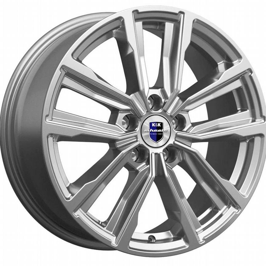 Диски K&K Лацио 7.5x17 5x110 ET38 D67.1 Дарк платинум