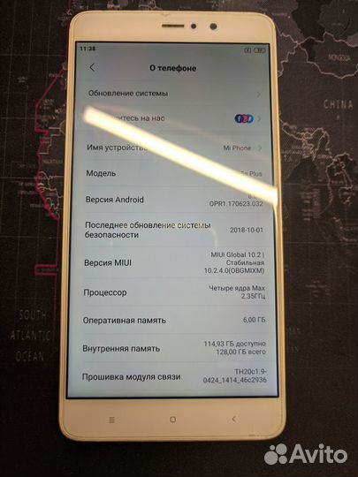 Xiaomi Mi 5S Plus, 6/128 ГБ