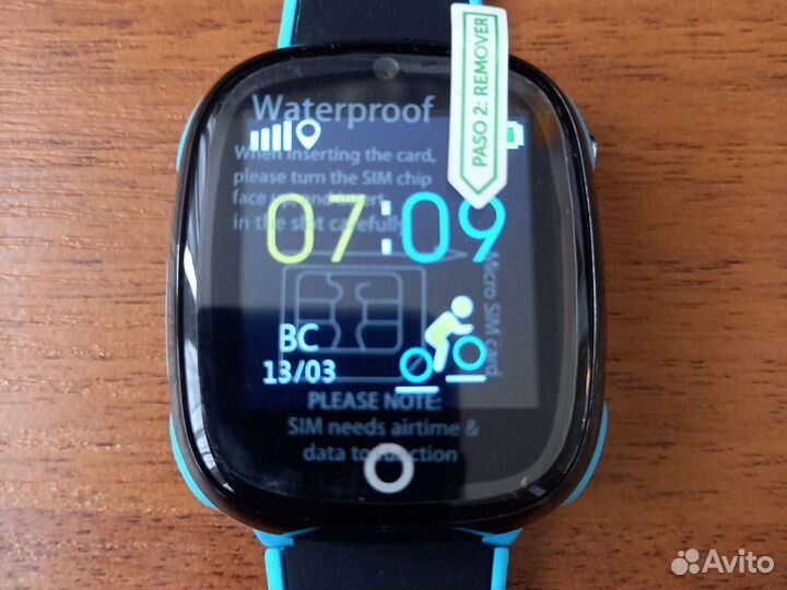 Детские часы Smart Baby Watch HW11 Blue с gps
