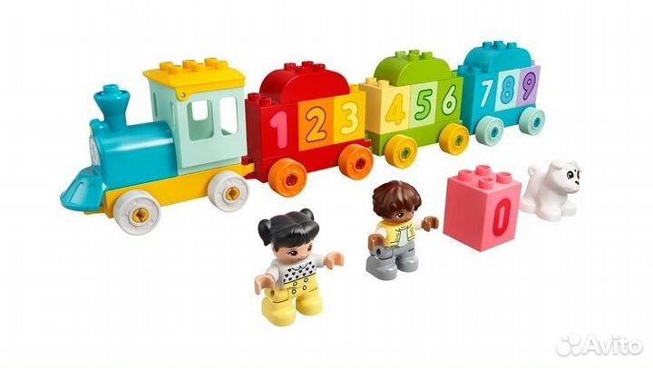 Lego Duplo 10954 Поезд с цифрами — учимся считать