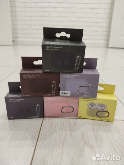 Силиконовый кейс чехол apple airpods pro