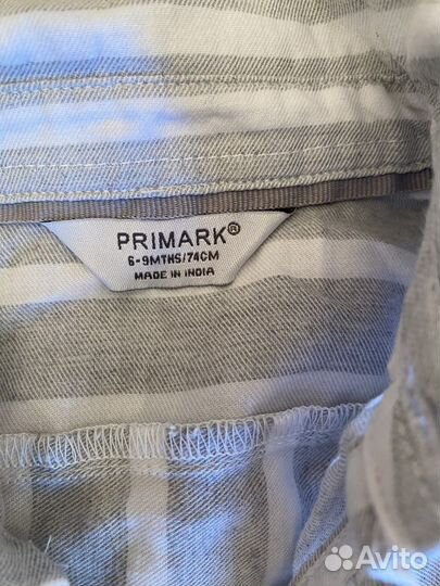 Модная рубашка для малыша 74размер