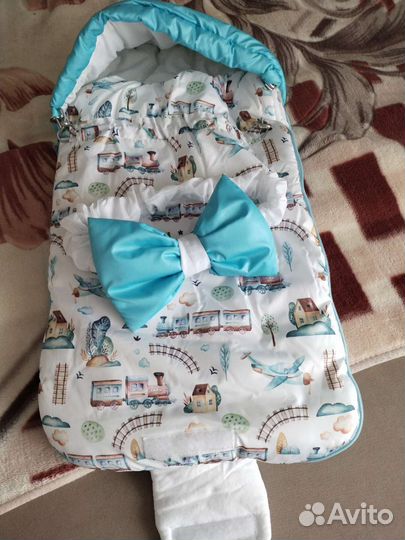 Комплект на выписку для мальчика осень зима