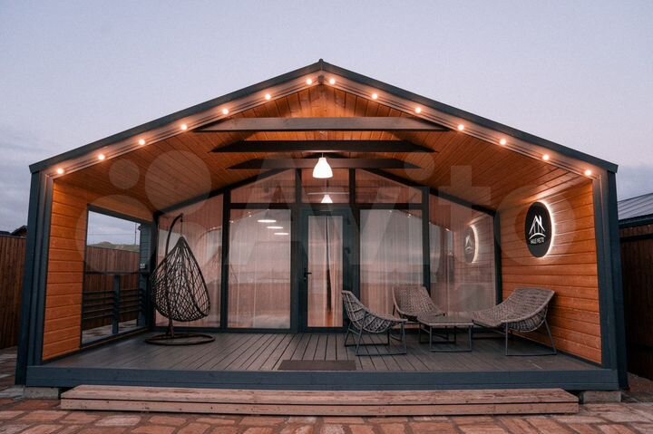 Дом 57 м² на участке 2 сот.