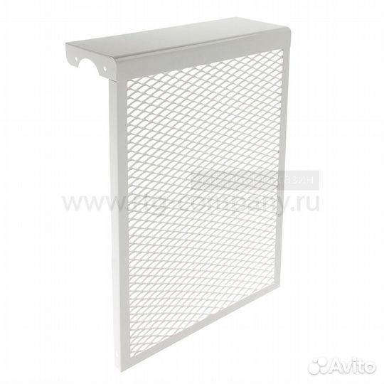 Экран для чугунного радиатора на 4 секции белый 39