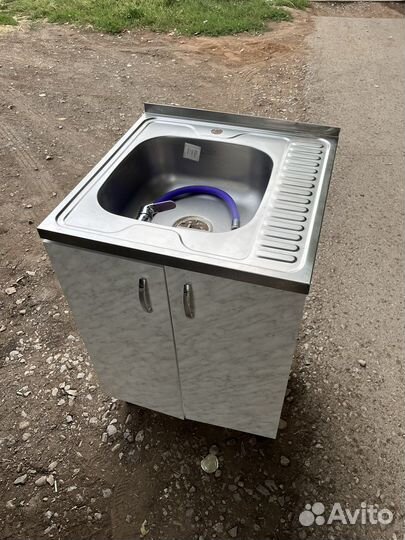 Мойка в сборе с раковиной и смесителем