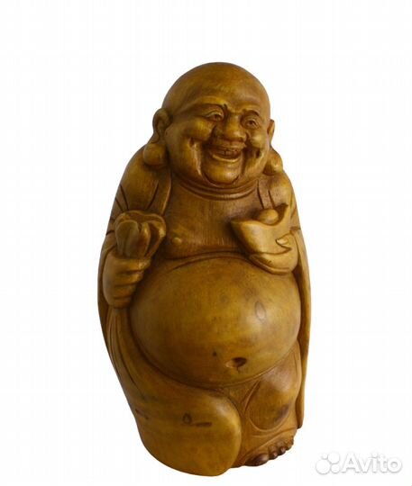 Будда Хотэй Китайская Статуэтка из Бамбука ru*02a