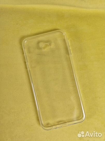 Чехол силиконовый-прозрачный (Samsung J4 plus)