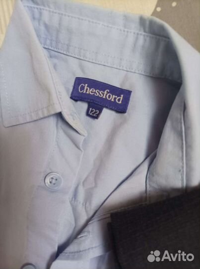 Школьный костюм для мальчика 122 серый