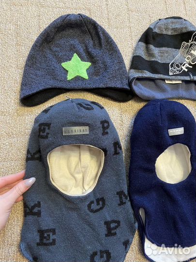 Шапка шлем для мальчика