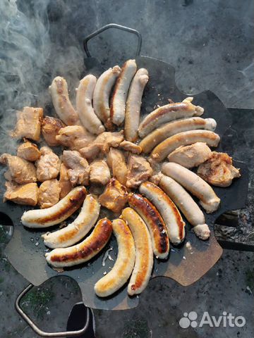 Садж из бороны с треногой