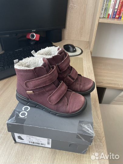 Ботинки демисезонные ecco для девочки 26 размер