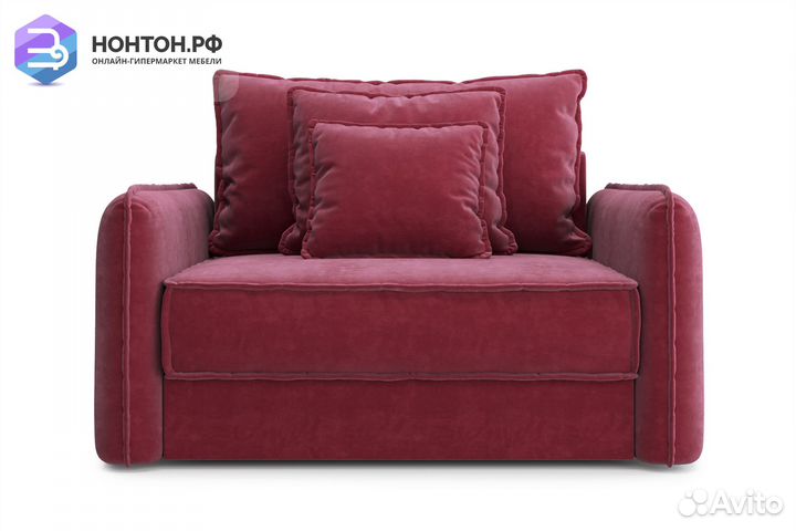 Кресло тик-так Антей бордовое