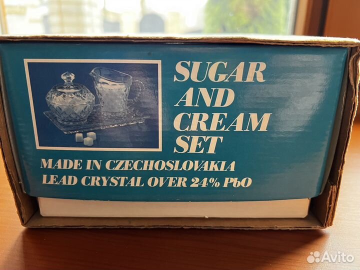 Набор для сервировки хрустальный