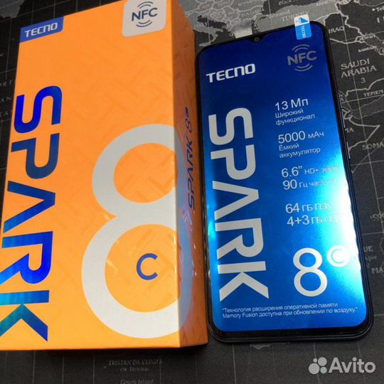 TECNO Spark 8C, 4/64 ГБ