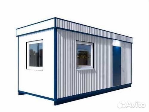 Офисная бытовка с 2 комнатами и входным тамбуром