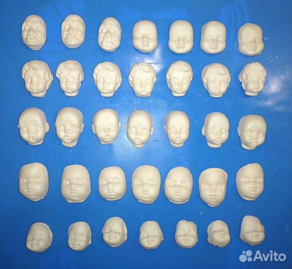 Лица для ватных игрушек