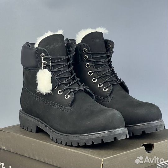 Стильные Timberland с мехом