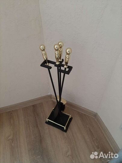 Кованый каминный набор