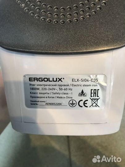 Утюг Electrolux EC1660