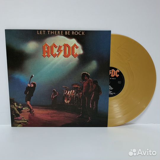 AC/DC - Let There Be Rock (LP) gold vinyl