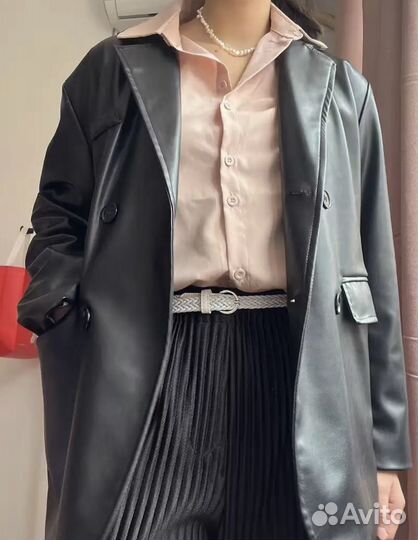 Кожаный пиджак