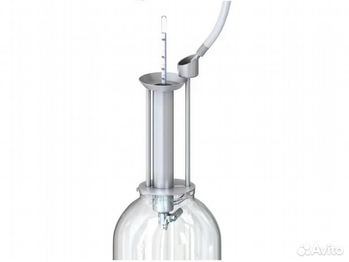 Попугай на банку с краном для слива