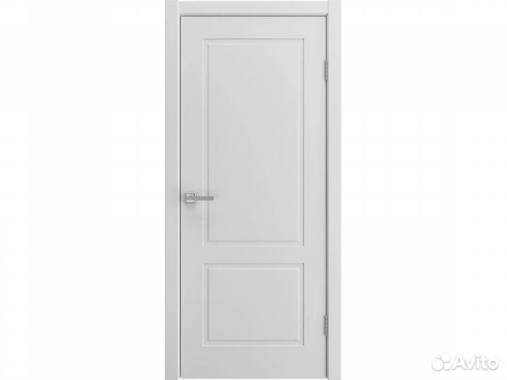 Межкомнатная дверь Капри-2 Белая эмаль глухая