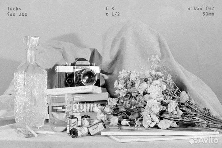 Ч/б плёнка lucky ISO 200